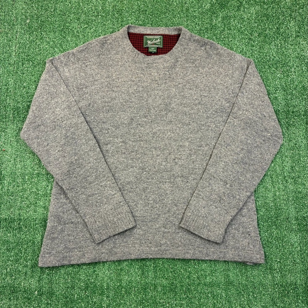 Vintage Woolrich Grey Wool Blend Knit‎ Sweater